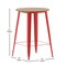 Flash Furniture 30 RD Bar Top Table Brown Poly Top/Red Frame JJ-T14623H-76-BRRD-GG - alternate 10